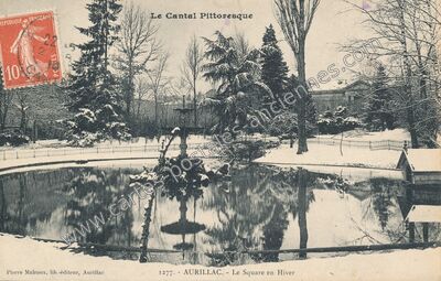 Carte postale ancienne Le Cantal Pittoresque — Aurillac (Cantal)