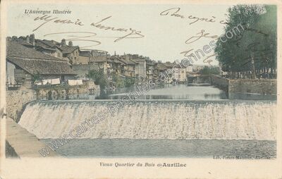 Carte postale ancienne Vieux Quartier du Buis — Aurillac (Cantal)