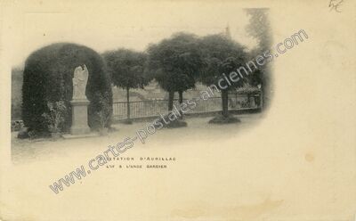 Carte postale ancienne La Visitation et l'Ange Gardien — Aurillac (Cantal)