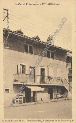 Carte postale ancienne Le Cantal Pittoresque — Aurillac (Cantal)