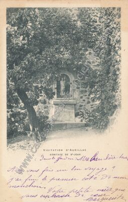Carte postale ancienne Visitation de l'Ermitage de St-Jean — Aurillac (Cantal)