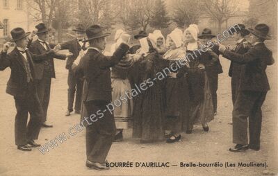 Carte postale ancienne Bourree d'Aurillac — Aurillac (Cantal)
