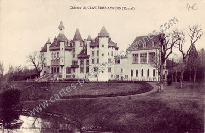 Carte postale ancienne Clavieres Ayrens — Ayrens (Cantal)