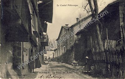 Carte postale ancienne Le Cantal Pittoresque — Boisset (Cantal)
