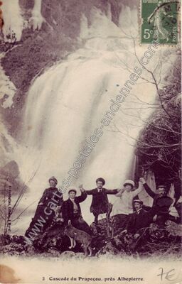Carte postale ancienne Albepierre — Albepierre-Bredons (Cantal)
