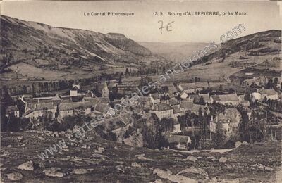 Carte postale ancienne Albepierre — Albepierre-Bredons (Cantal)