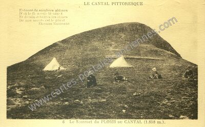 Carte postale ancienne Le Cantal Pittoresque — Albepierre-Bredons (Cantal)