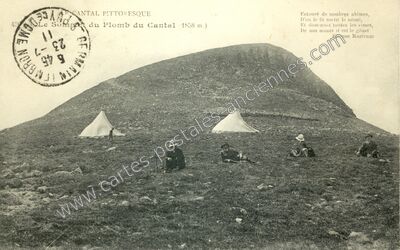 Carte postale ancienne Le Cantal Pittoresque — Albepierre-Bredons (Cantal)