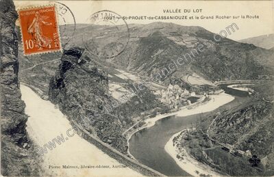 Carte postale ancienne St Projet de Cassaniouze — Cassaniouze (Cantal)