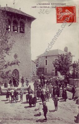 Carte postale ancienne L'Auvergne Pittoresque — Cayrols (Cantal)