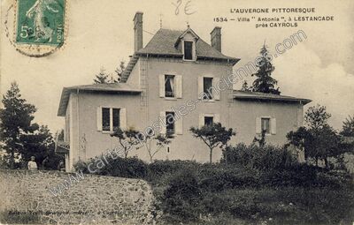 Carte postale ancienne Lestancade — Cayrols (Cantal)