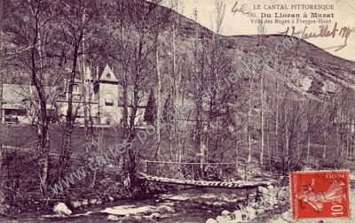 Carte postale ancienne Buges — Laveissière (Cantal)