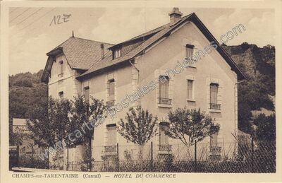 Carte postale ancienne Champs sur Tarentaine — Champs-sur-Tarentaine-Marchal (Cantal)