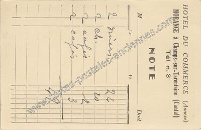 Carte postale ancienne Champs sur Tarentaine — Champs-sur-Tarentaine-Marchal (Cantal)