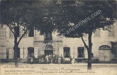 Carte postale ancienne Notre maison — Chaudes-Aigues (Cantal)