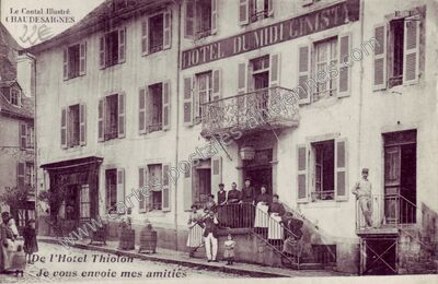 Carte postale ancienne Le Cantal Illustré — Chaudes-Aigues (Cantal)