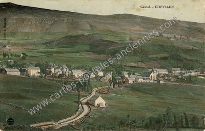 Carte postale ancienne Cheylade — Cheylade (Cantal)