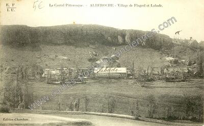 Carte postale ancienne Alberoche — Collandres (Cantal)