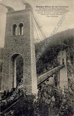 Carte postale ancienne Roche Taillade — Lapleau (Corrèze)