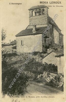 Carte postale ancienne L'Eglise de Joux de Mamou — Giou-de-Mamou (Cantal)