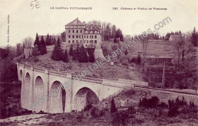 Carte postale ancienne Viescamp — Lacapelle-Viescamp (Cantal)