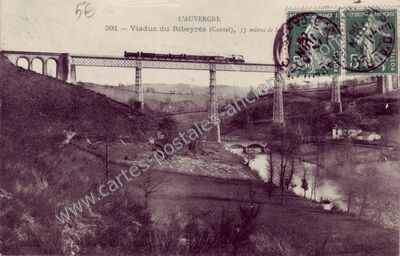 Carte postale ancienne Viescamp — Lacapelle-Viescamp (Cantal)