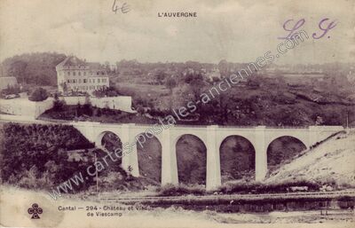 Carte postale ancienne Viescamp — Lacapelle-Viescamp (Cantal)