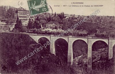Carte postale ancienne Viescamp — Lacapelle-Viescamp (Cantal)