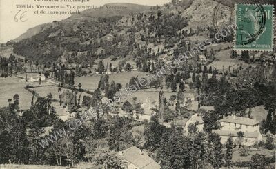 Carte postale ancienne Vercueres — Laroquevieille (Cantal)