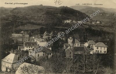 Carte postale ancienne Cantal pittoresque — Lascelle (Cantal)