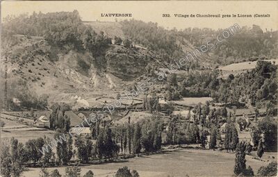 Carte postale ancienne Chambeuil — Laveissière (Cantal)