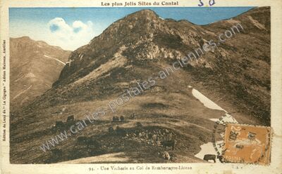 Carte postale ancienne Co de Rembertayre — Laveissière (Cantal)
