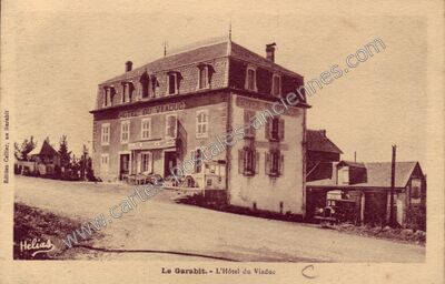 Carte postale ancienne Garabit — Loubaresse (Cantal)