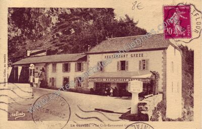 Carte postale ancienne Garabit — Loubaresse (Cantal)