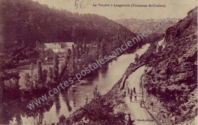 Carte postale ancienne Longevialle — Chaliers (Cantal)