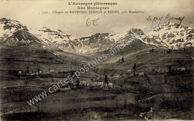 Carte postale ancienne Benech — Mandailles-Saint-Julien (Cantal)