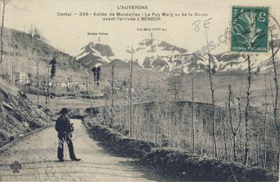 Carte postale ancienne Benech — Mandailles-Saint-Julien (Cantal)