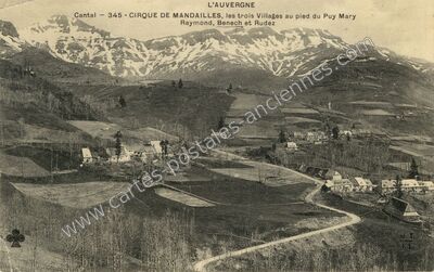 Carte postale ancienne Benech — Mandailles-Saint-Julien (Cantal)