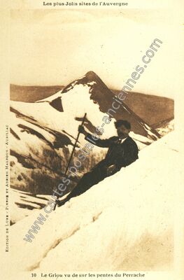 Carte postale ancienne Le Griou — Mandailles-Saint-Julien (Cantal)