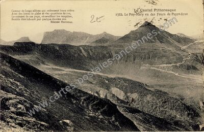 Carte postale ancienne Les Fours de Peyre Arse — Mandailles-Saint-Julien (Cantal)