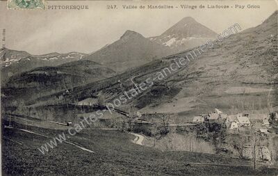 Carte postale ancienne Liadouze — Mandailles-Saint-Julien (Cantal)