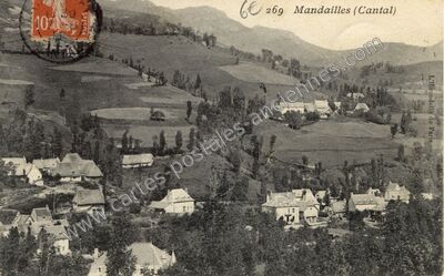 Carte postale ancienne Mandaille — Mandailles-Saint-Julien (Cantal)