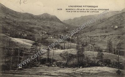 Carte postale ancienne Mandaille — Mandailles-Saint-Julien (Cantal)