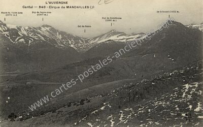 Carte postale ancienne Mandaille — Mandailles-Saint-Julien (Cantal)