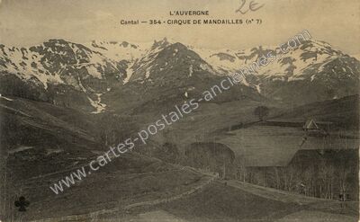 Carte postale ancienne Mandaille — Mandailles-Saint-Julien (Cantal)