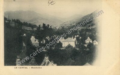 Carte postale ancienne Mandaille — Mandailles-Saint-Julien (Cantal)