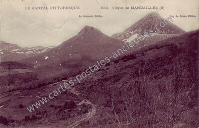 Carte postale ancienne Mandailles — Mandailles-Saint-Julien (Cantal)
