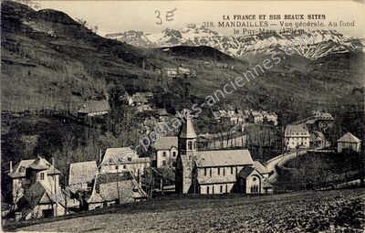 Carte postale ancienne Mandailles — Mandailles-Saint-Julien (Cantal)