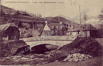 Carte postale ancienne Mandailles — Mandailles-Saint-Julien (Cantal)