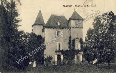 Carte postale ancienne Chateau de Laborie — Maurs (Cantal)